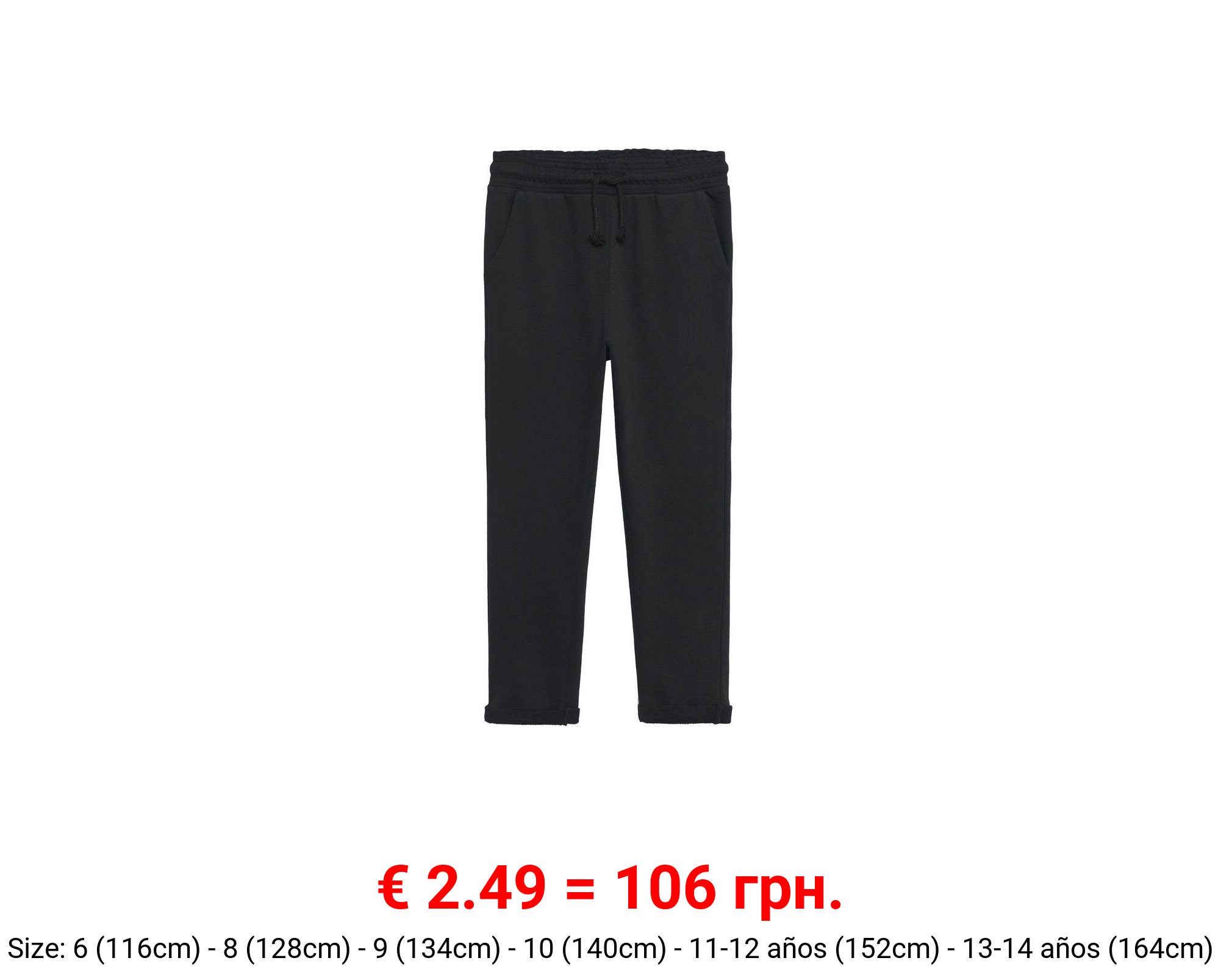Pantalón jogger algodón