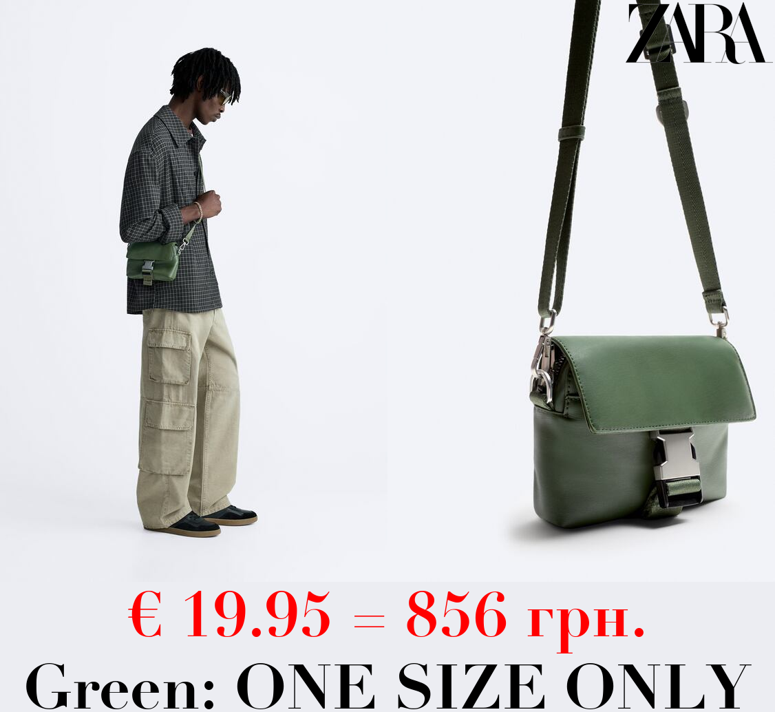 MINI CROSSBODY BAG WITH METALLIC FASTENING