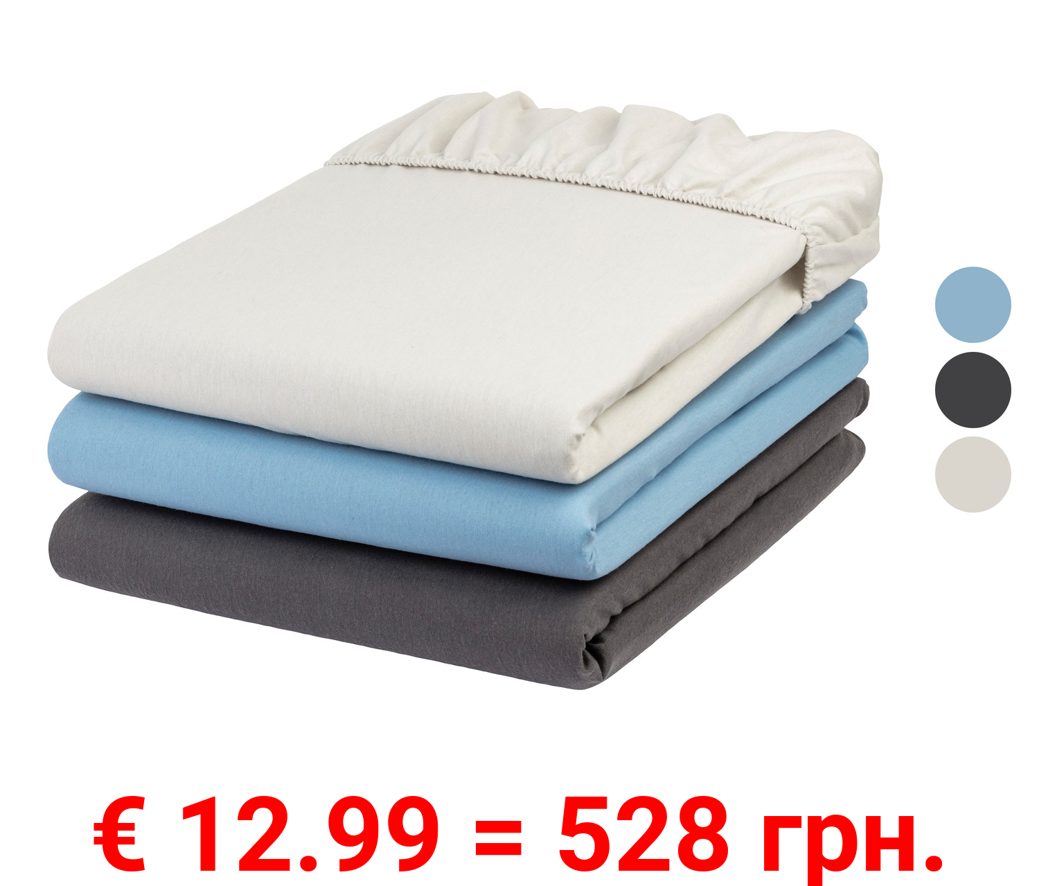 LIVARNO home Feinbiber Spannbettlaken, 180-200 x 200 cm