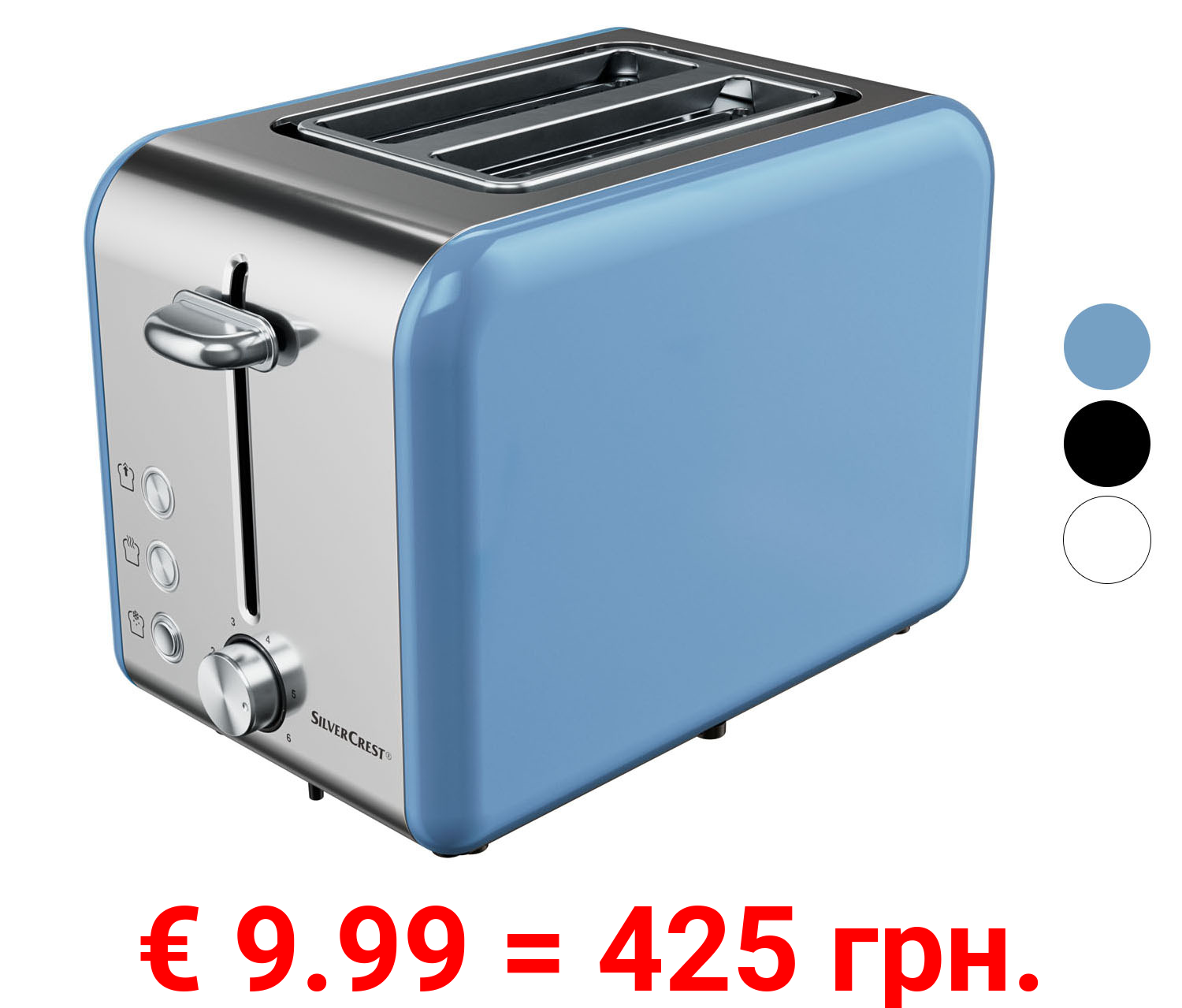 SILVERCREST® KITCHEN TOOLS Toaster »STB 950 A1«, mit integriertem Brötchenaufsatz, 950 W