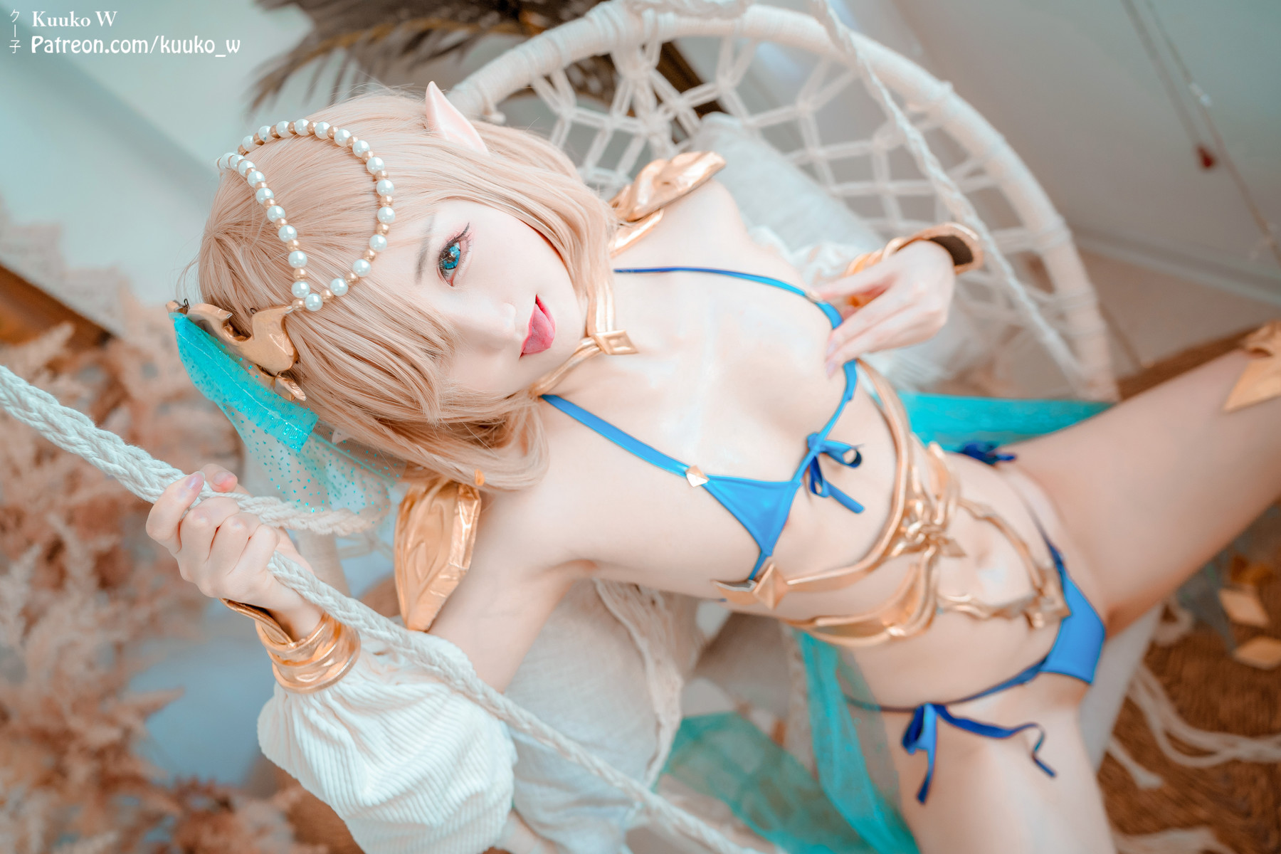 Cosplay KuukoW クー子 Elf Kukuru 12