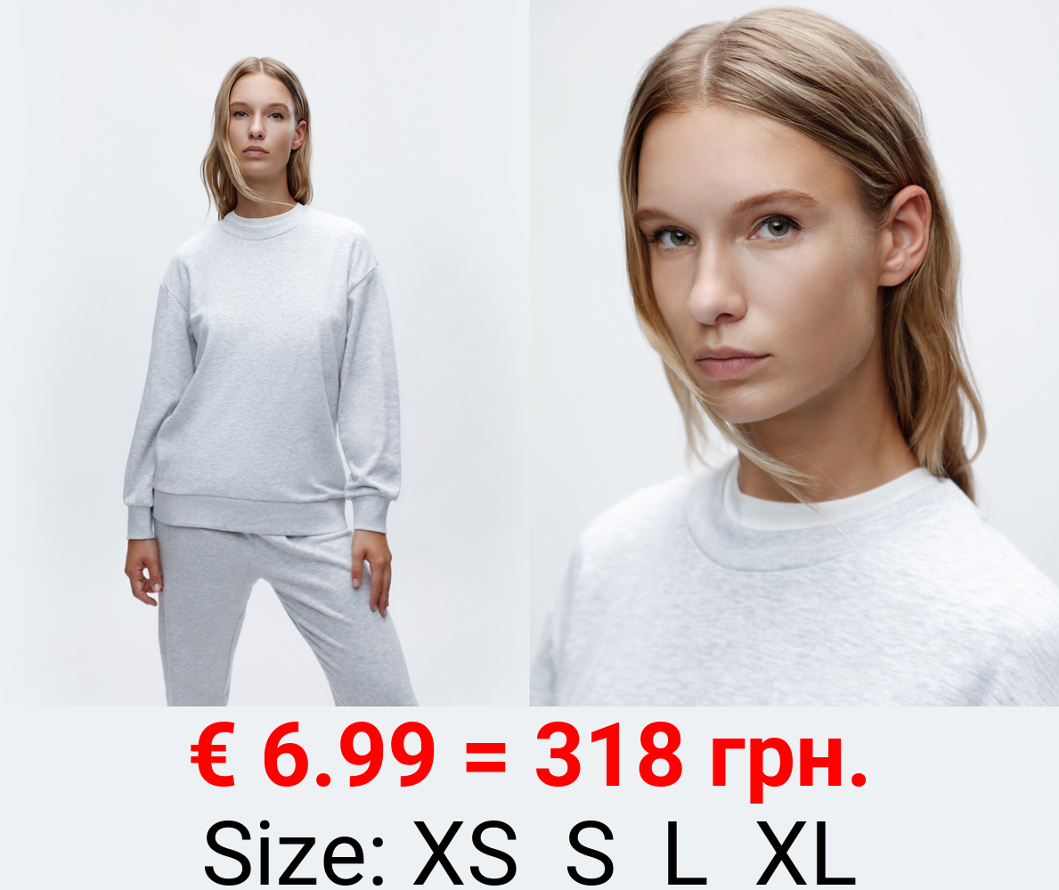 Basic tracksuit sweatshirt