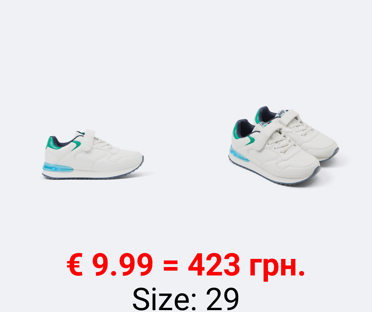 Light-up sneakers