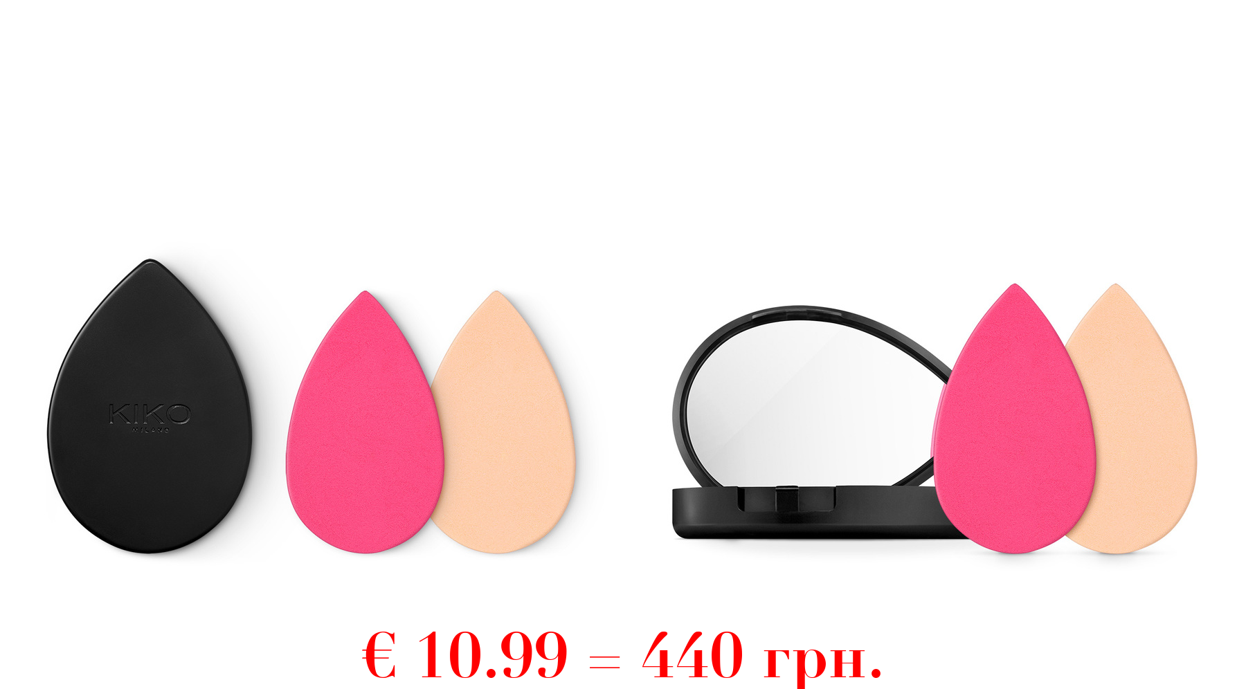 beauty duo: mirror & sponge cover