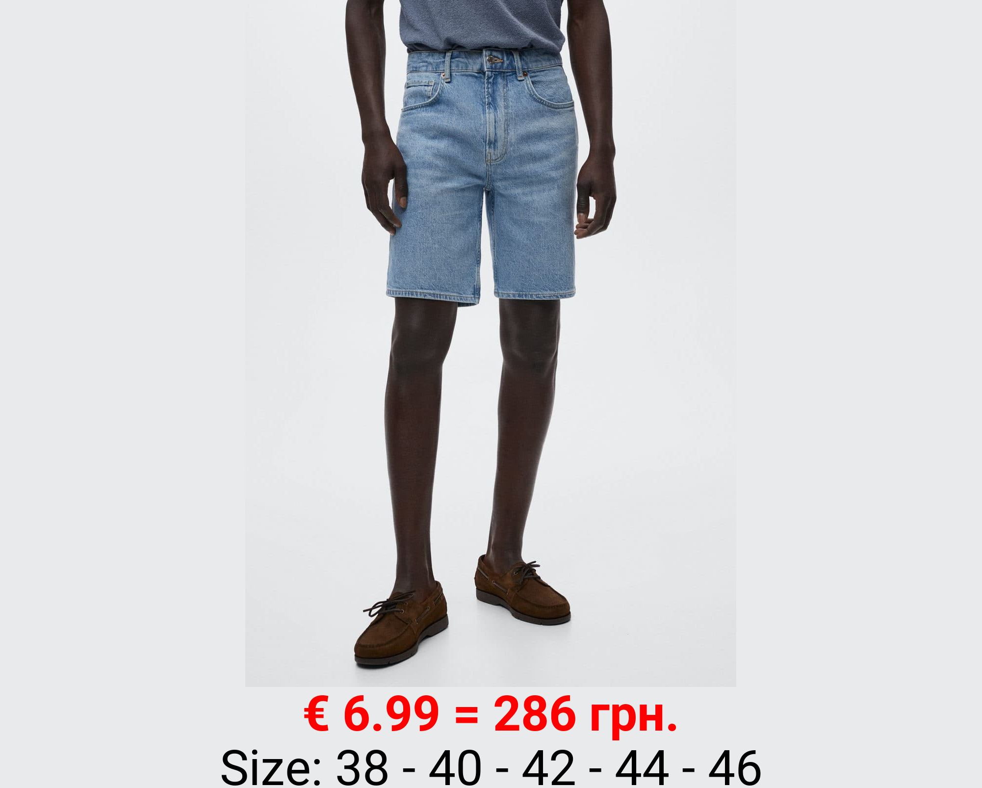 Bermudas vaqueras regular fit