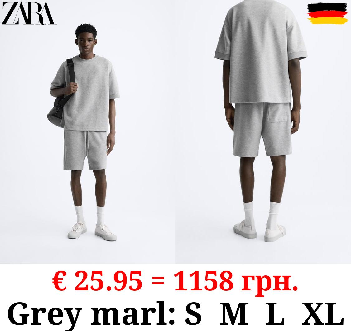 COMPACT JOGGER BERMUDA SHORTS