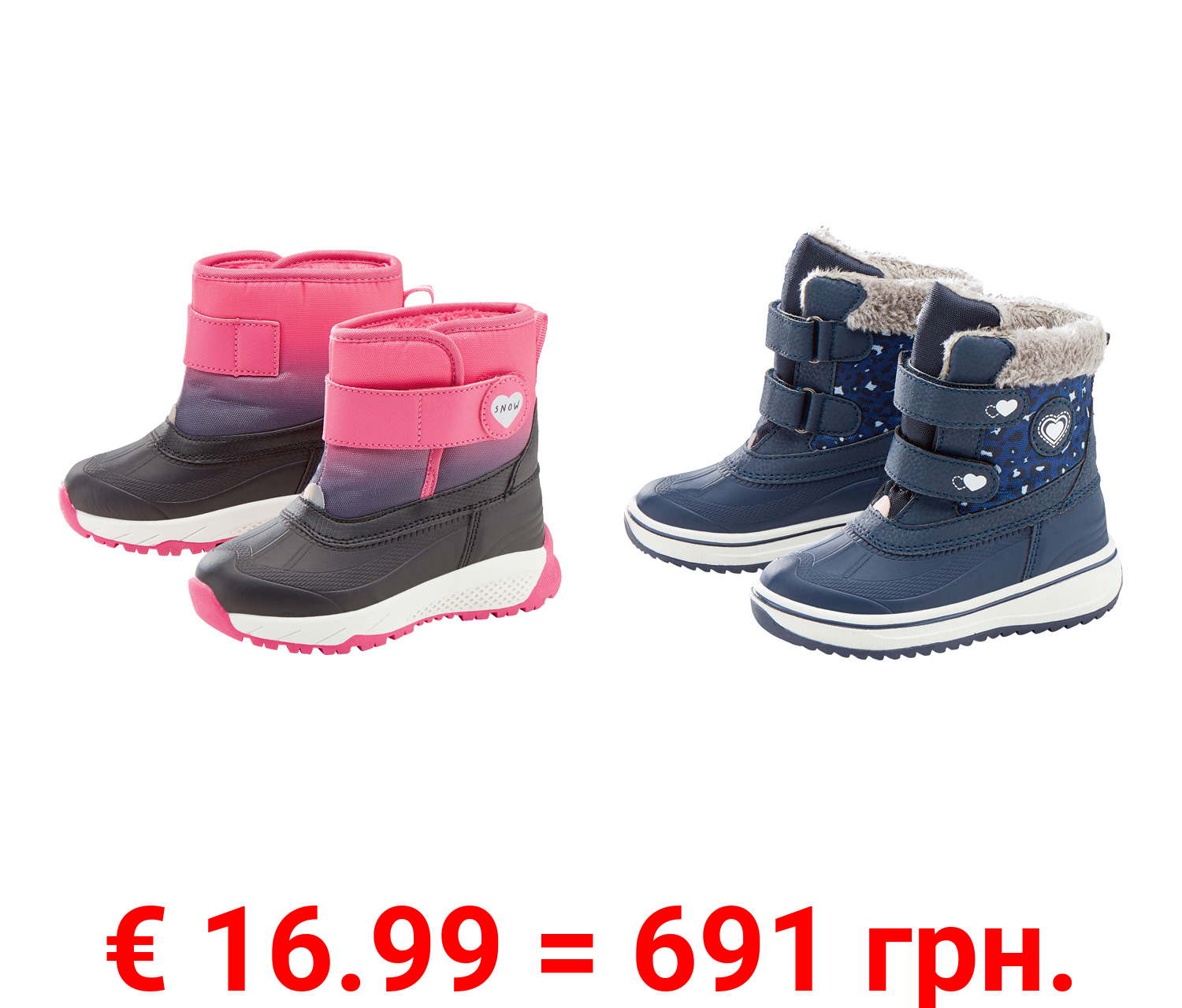 lupilu® Kleinkinder Mädchen Winterstiefel, wärmend