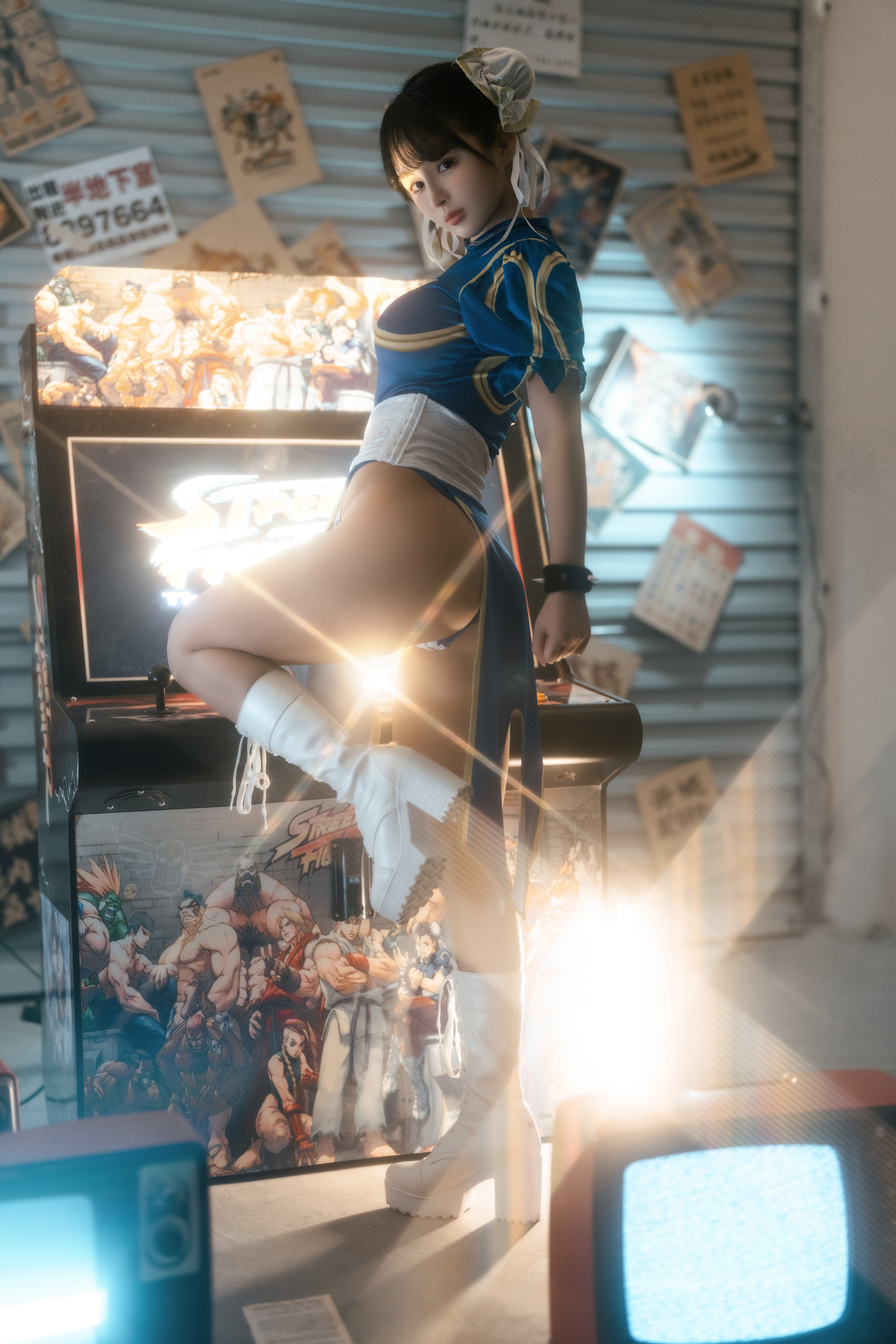 Cosplay 桜井宁宁 电玩春丽 Set.01 23