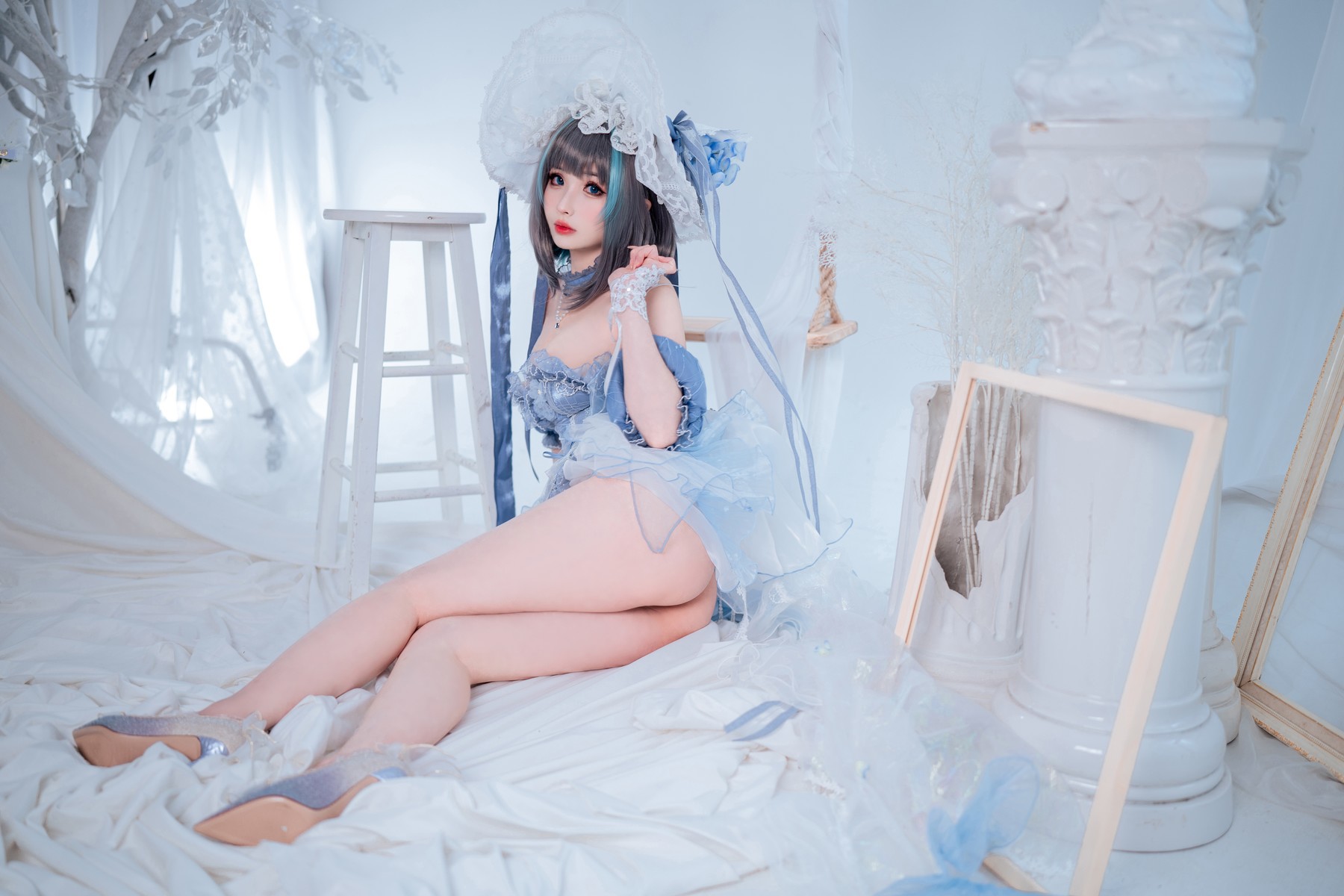 Cosplay Rioko凉凉子 柴郡冰雪公主 16
