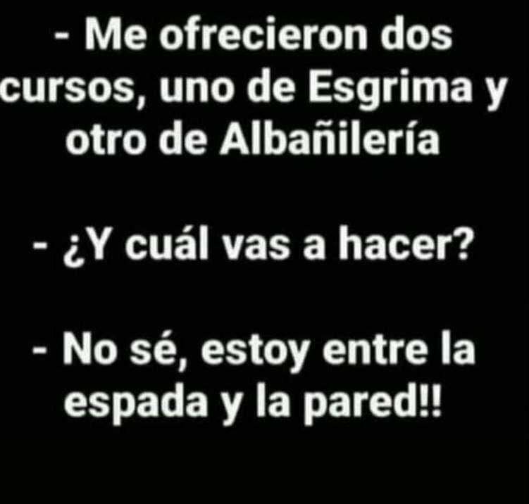 Entre la espada y la pared