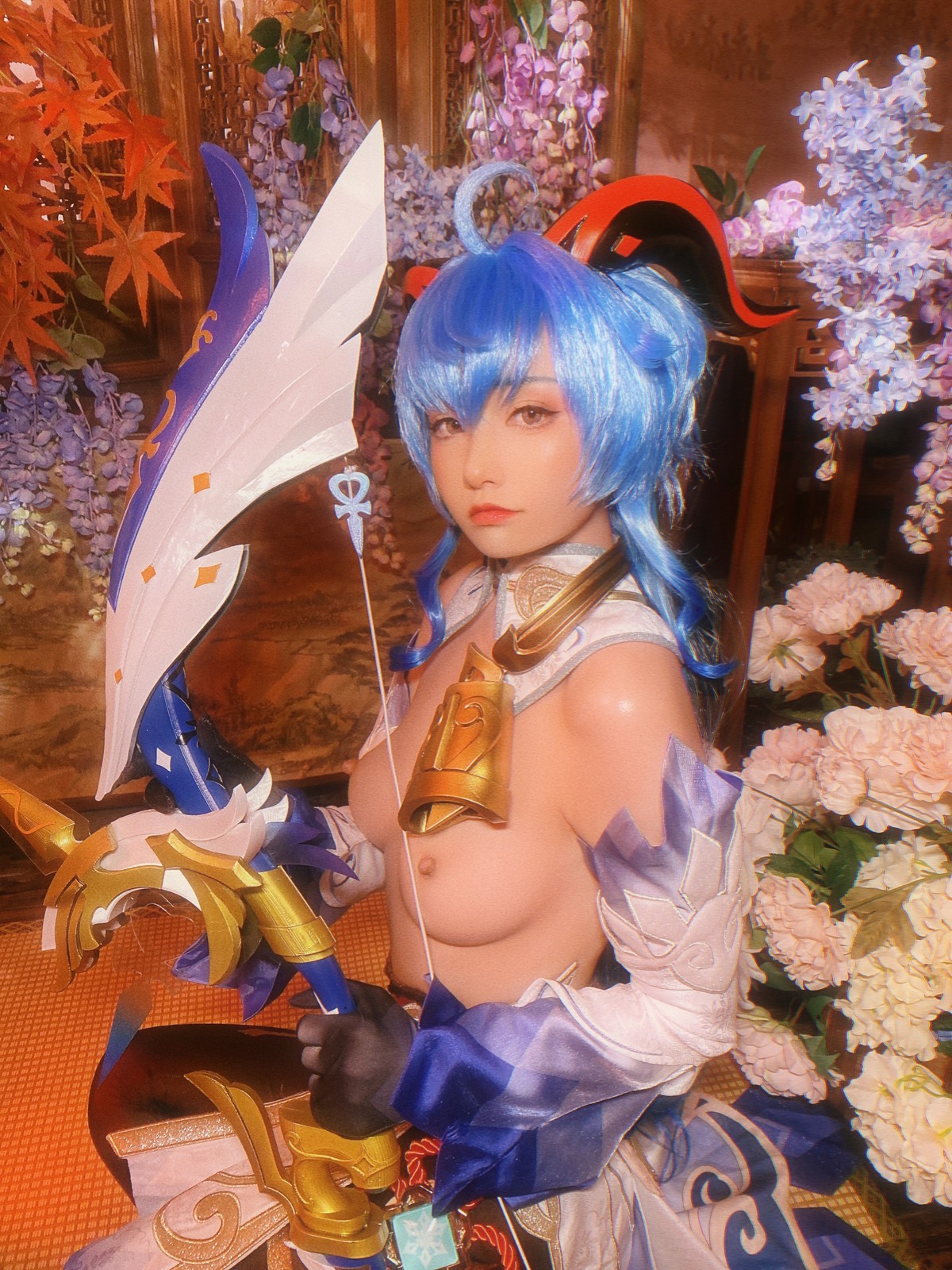 爆机少女喵小吉 Cosplay 原神 甘雨 51