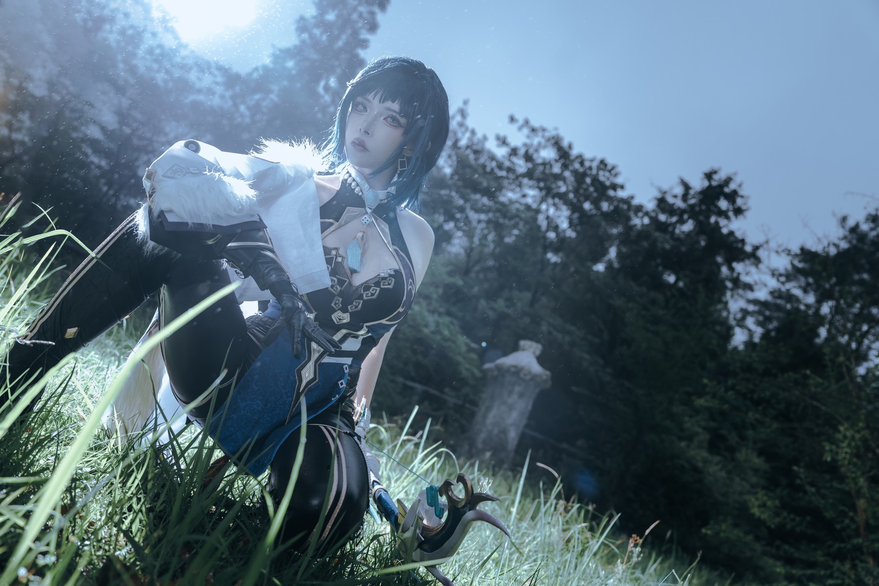 Cosplay 夏小秋秋秋 夜兰 34