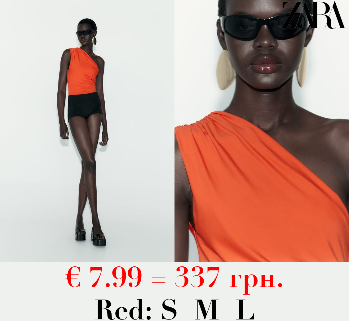 ASYMMETRIC SHAPE BODYSUIT