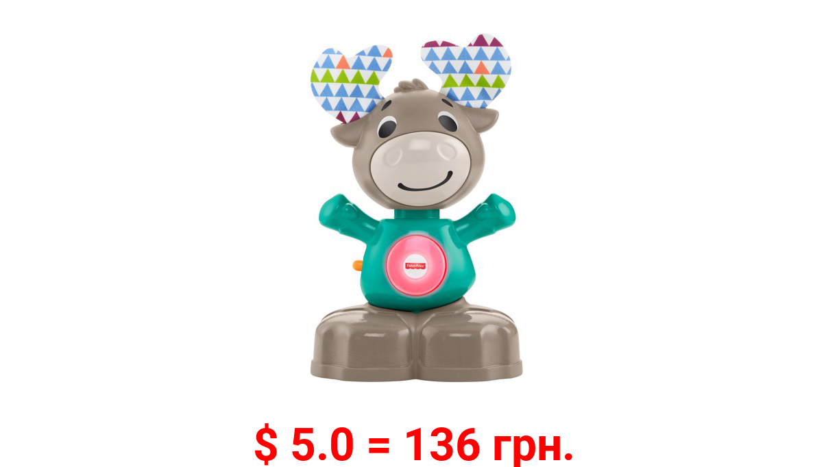 Fisher-Price Linkimals Musical Moose, with Interactive Lights & Sounds