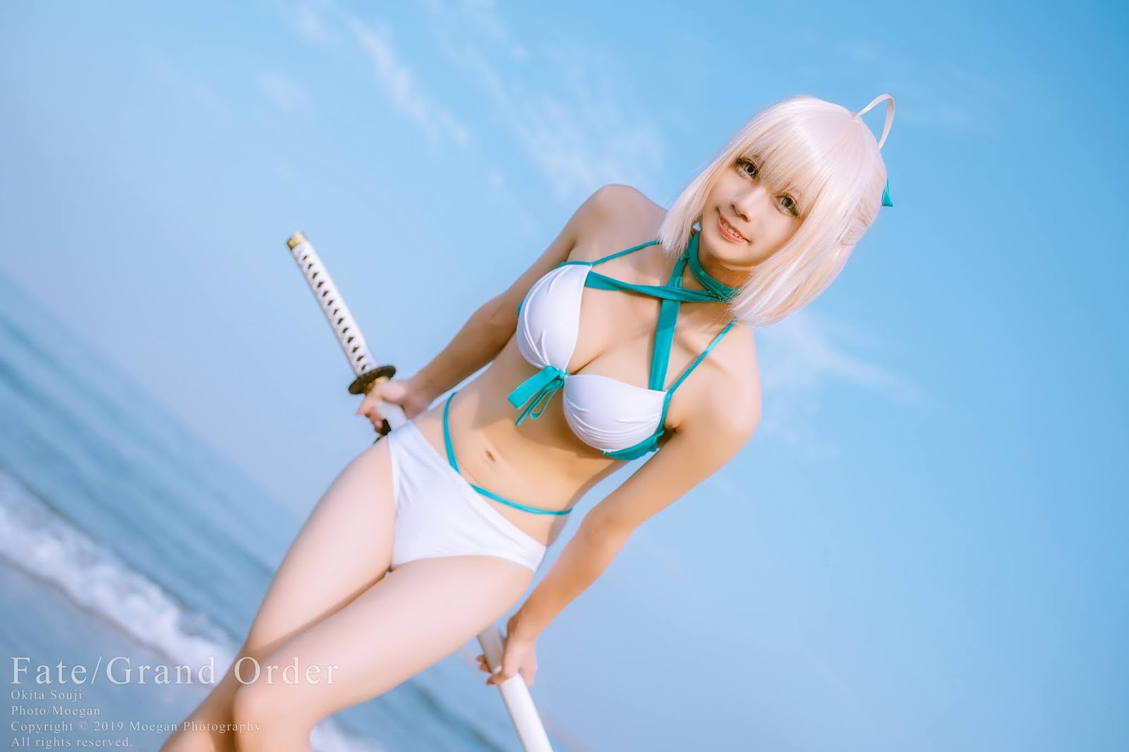 Cosplay [沖田凜花Rinka] 沖田総司 水着ver. (Fate Grand Order) 7