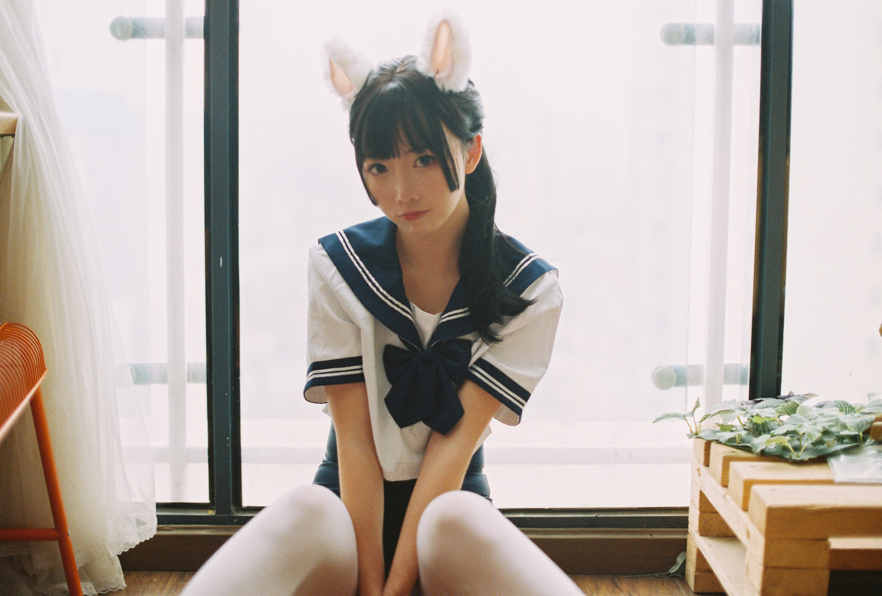 Cosplay 面饼仙儿 水手服 死库水 23