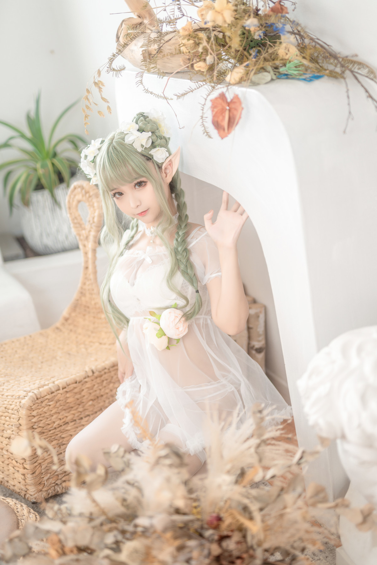 Cosplay 蠢沫沫Chunmomo 《尖耳国度》绿精灵 29