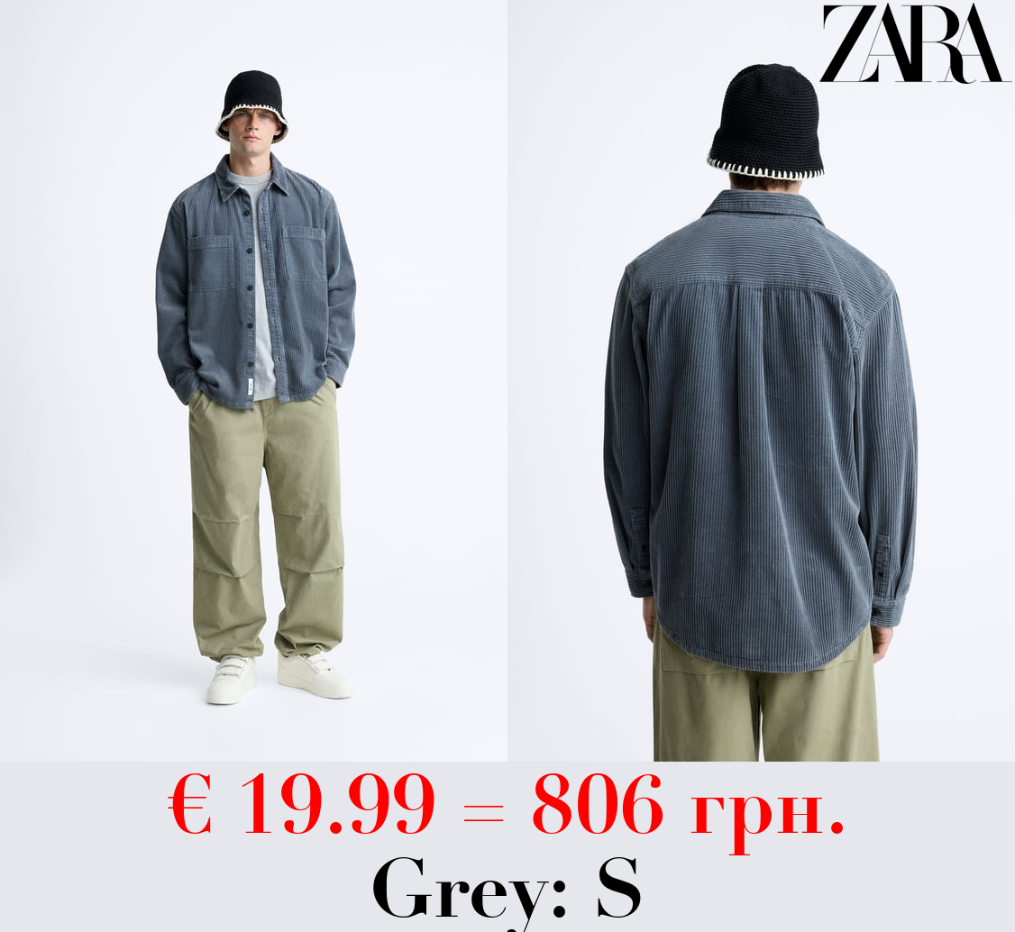 CORDUROY OVERSHIRT