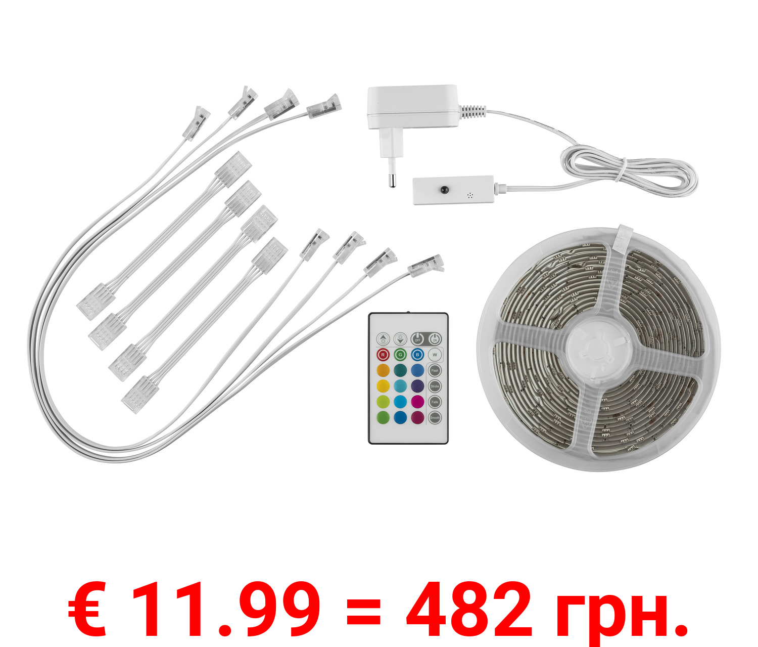 LIVARNO home LED-Band, 24 W, 150 LEDs, 5 m