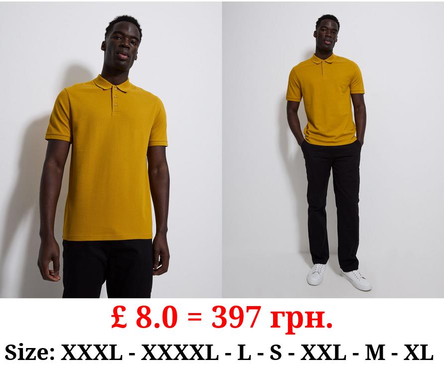 Ochre Polo Top