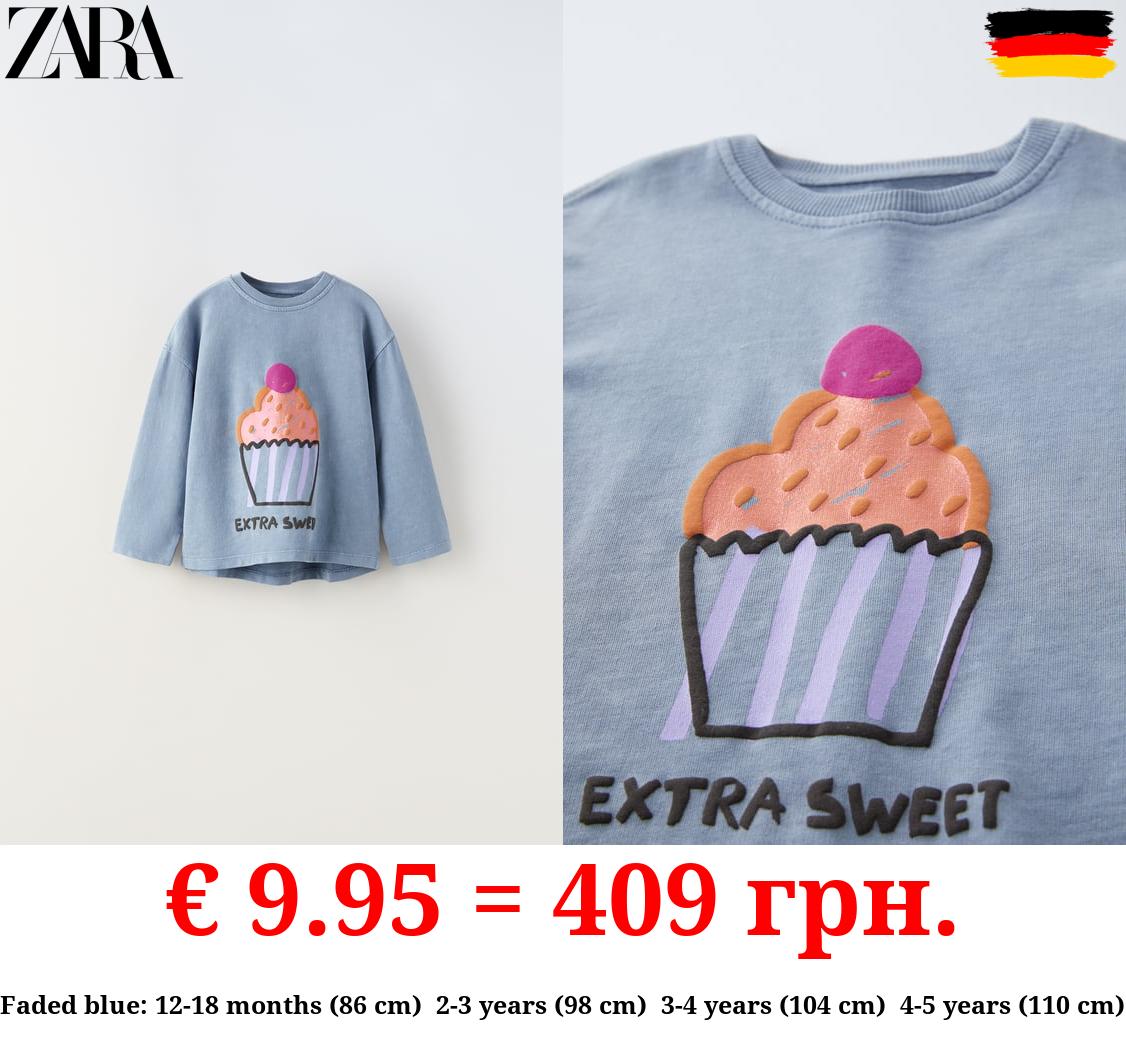 GARMENT-DYED PRINT T-SHIRT