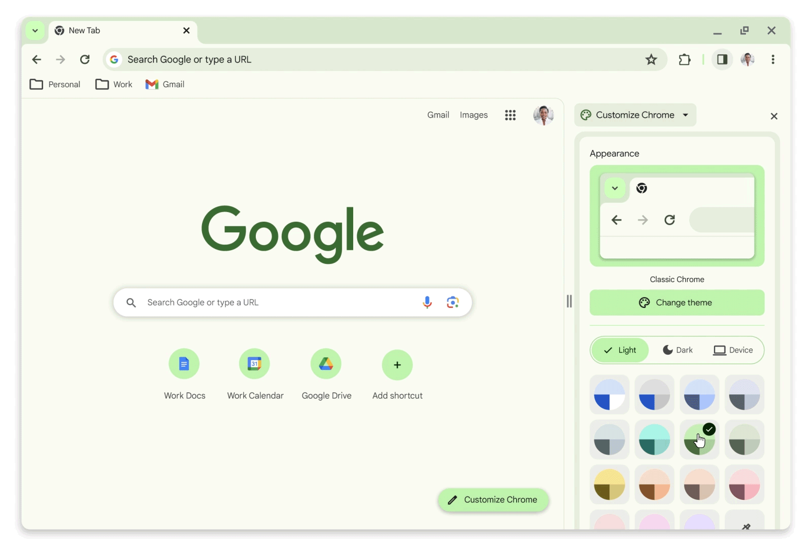 谷歌 Chrome 瀏覽器進行了視覺上的改進，在其15周年紀念日上推出了新的搜索功能。 .