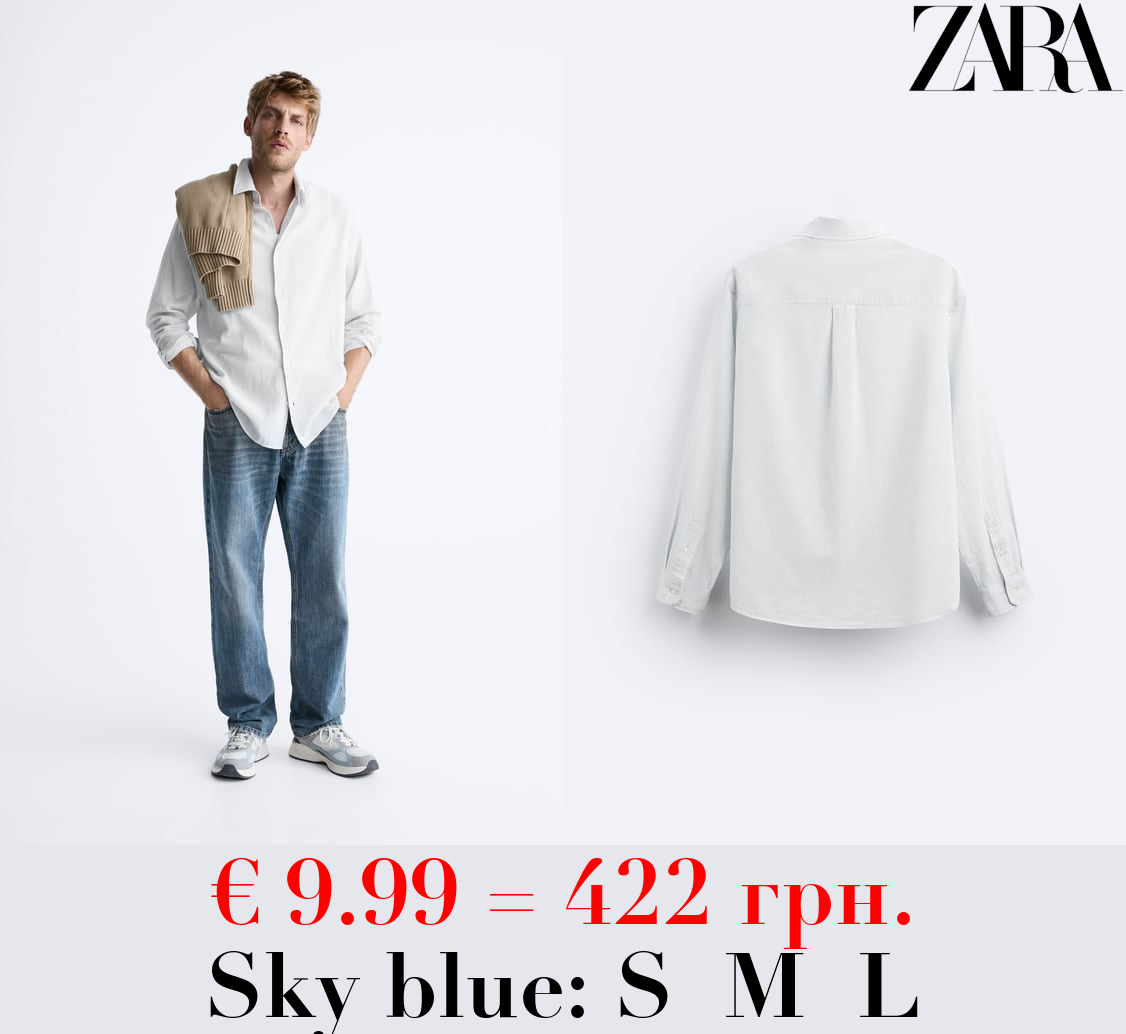 TEXTURED COTTON SHIRT