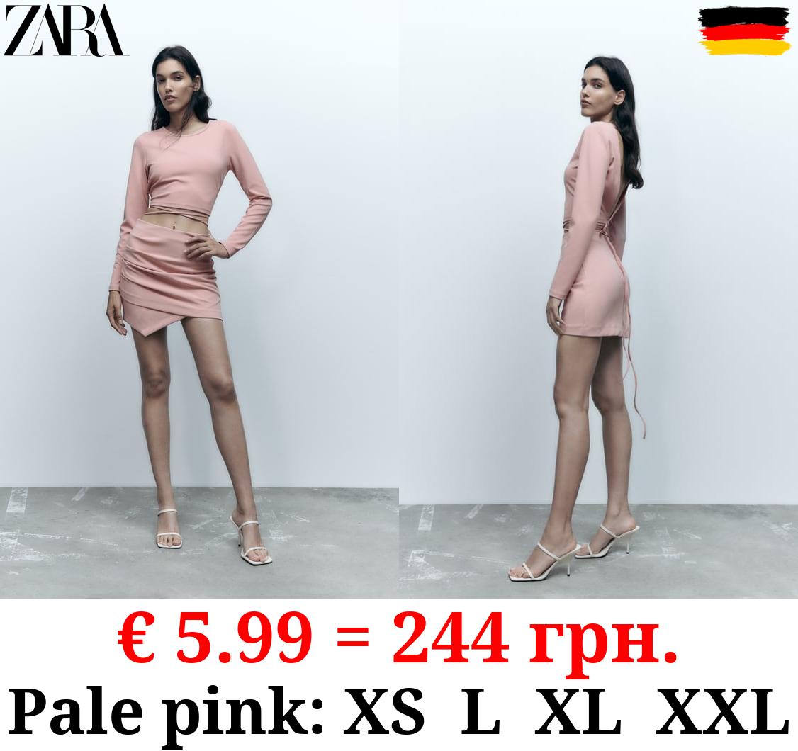 CROP TOP WITH TIE DETAIL