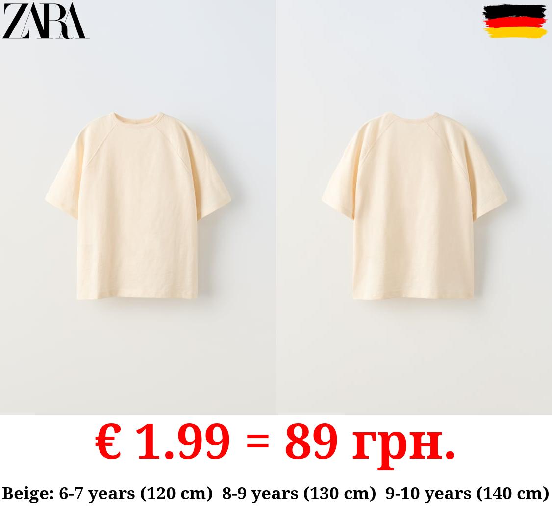 SLUB KNIT RAGLAN SLEEVE T-SHIRT