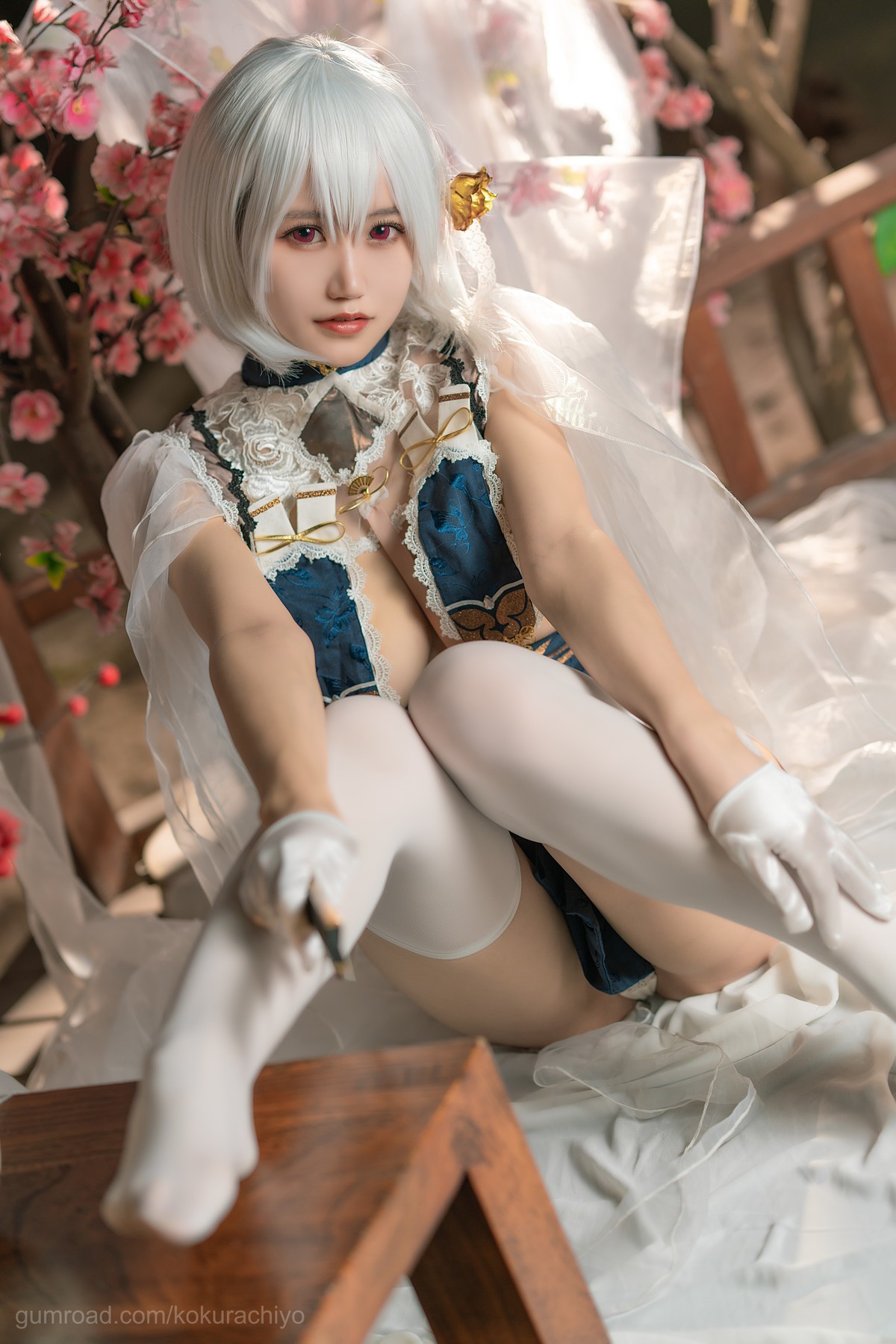 Cosplay 小仓千代 天狼星旗袍 9