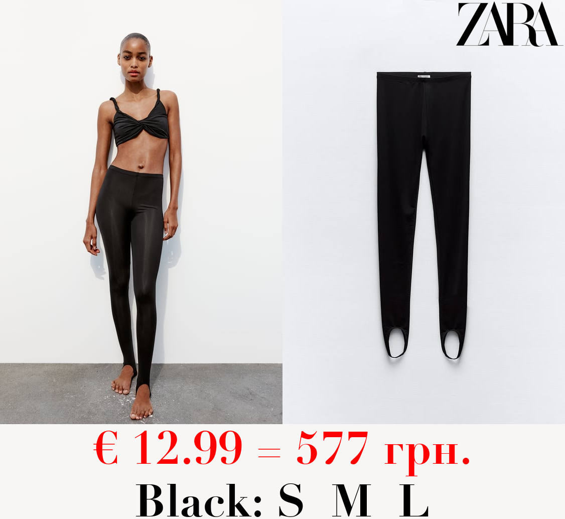 POLYAMIDE BLEND STIRRUP LEGGINGS