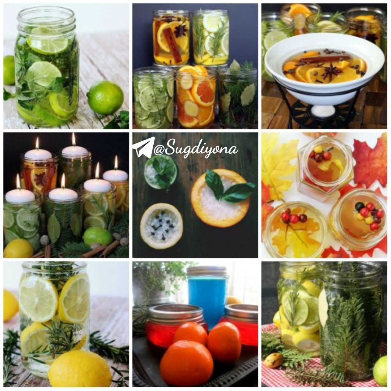 Ароматизатор с апельсином и корицей в банке