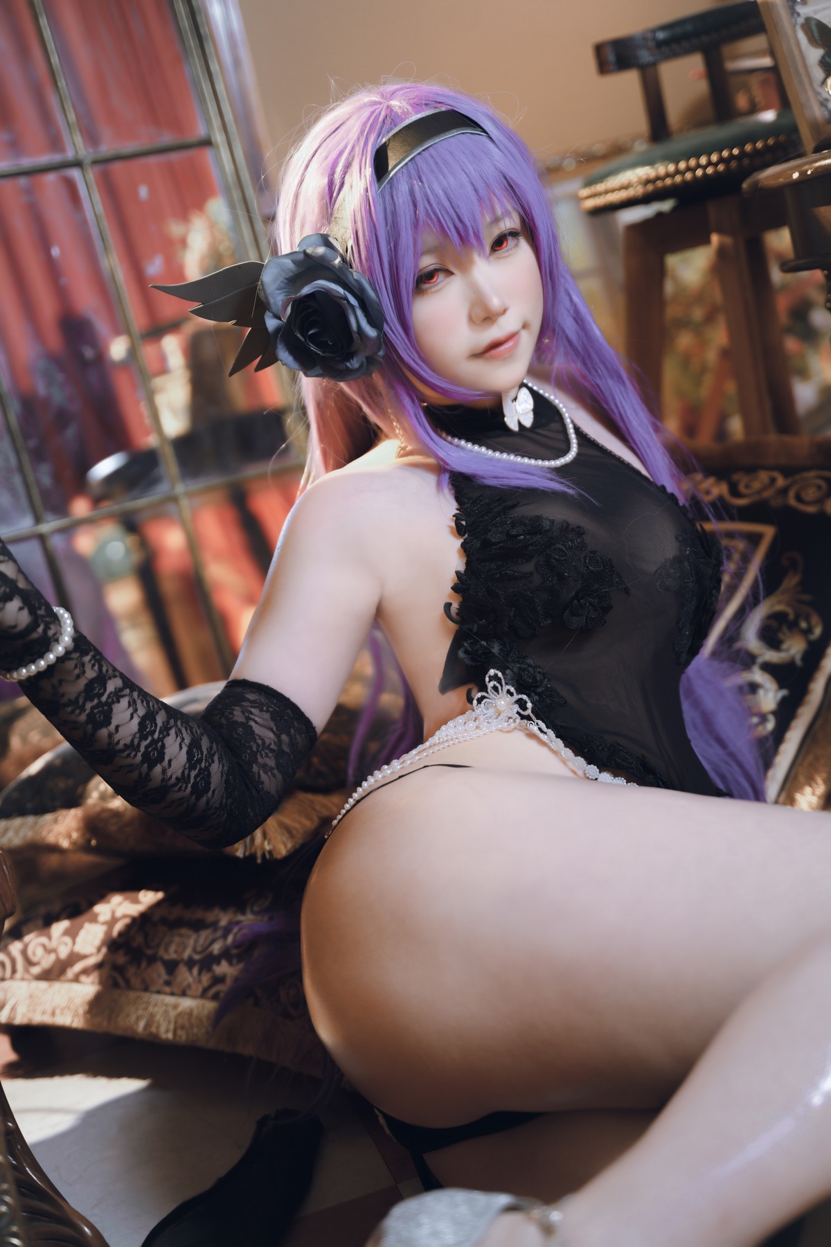 Cosplay 一北亦北 ZB-26 暗蔷摇曳 19