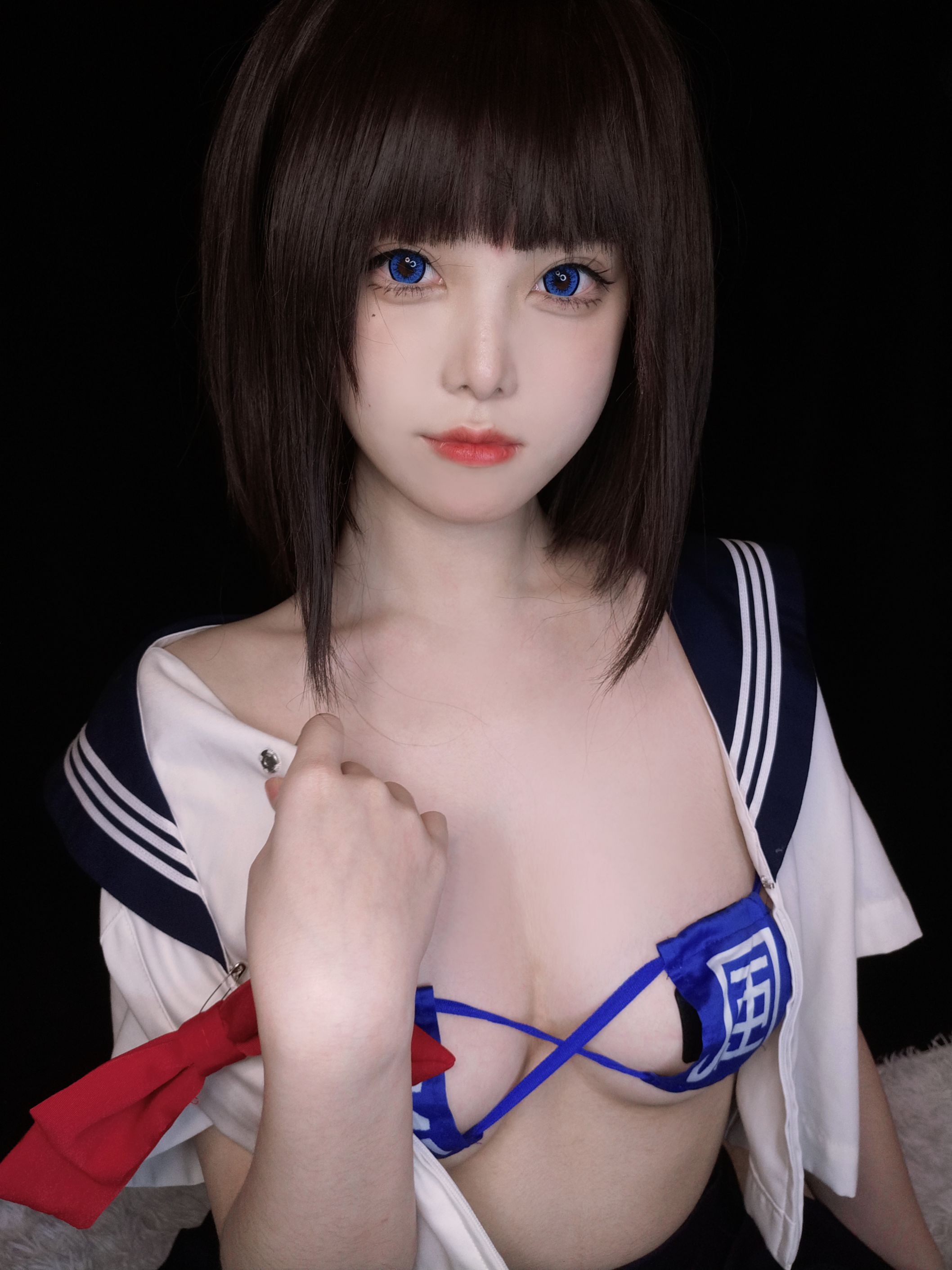 蜜汁猫裘 坏学妹jk 38P+6V 4