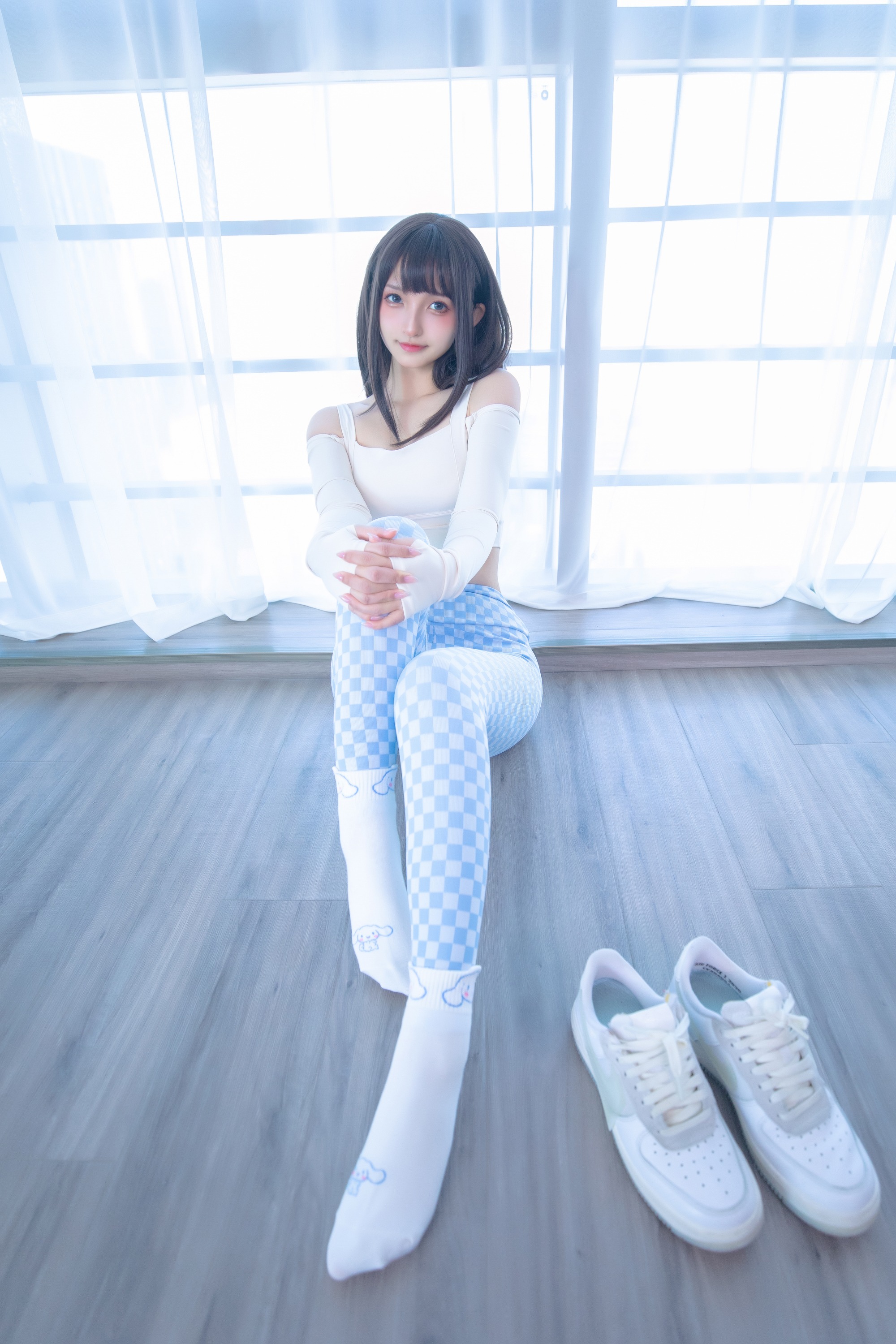 神楽坂真冬 - NO.93 蓝白格 [75P-172MB] 31