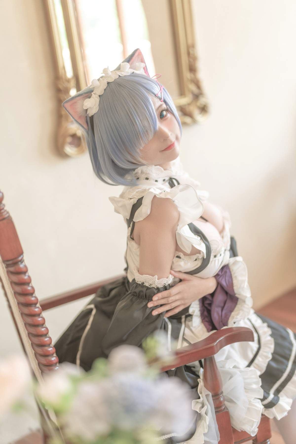 蠢沫沫 Cosplay 雷姆 15