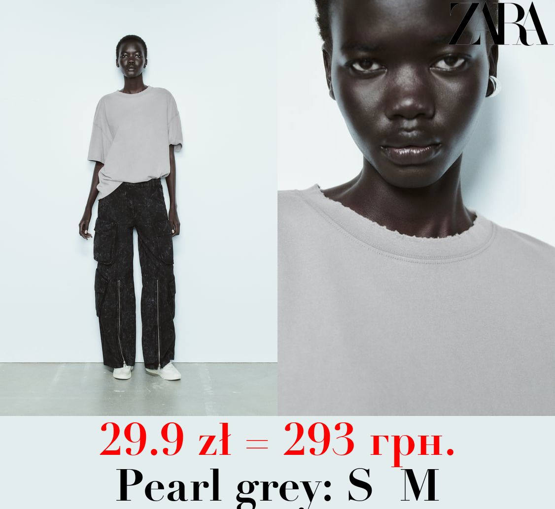 FADED-EFFECT T-SHIRT