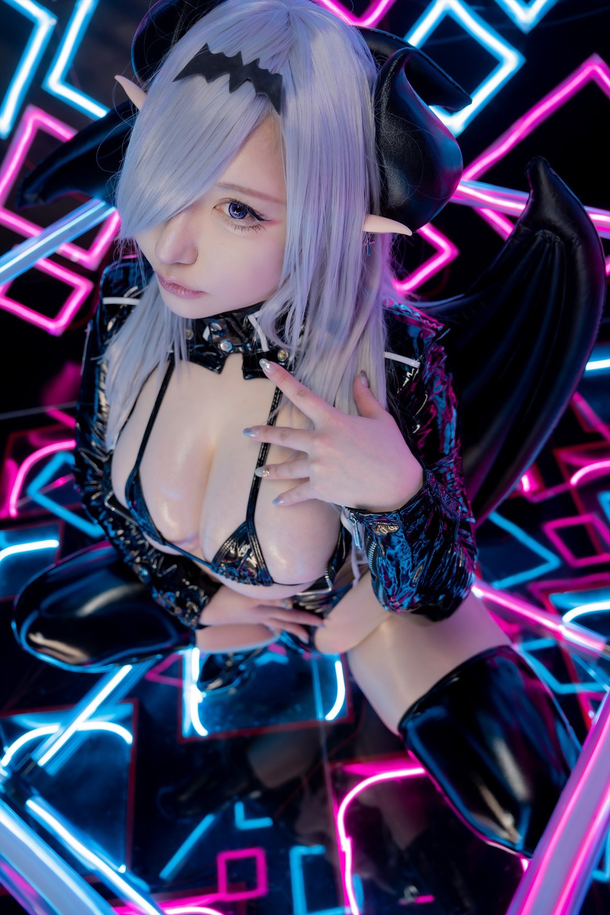 Cosplay SAKUサク See-through Bunny Succubus Set.04 21