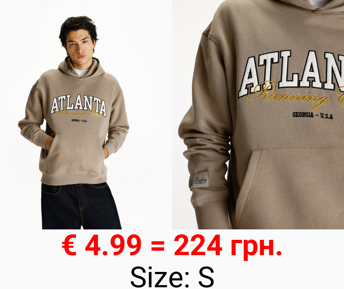 Embroidered hoodie
