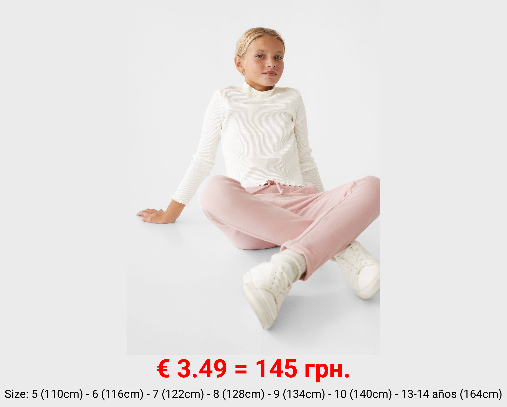 Pantalón jogger algodón