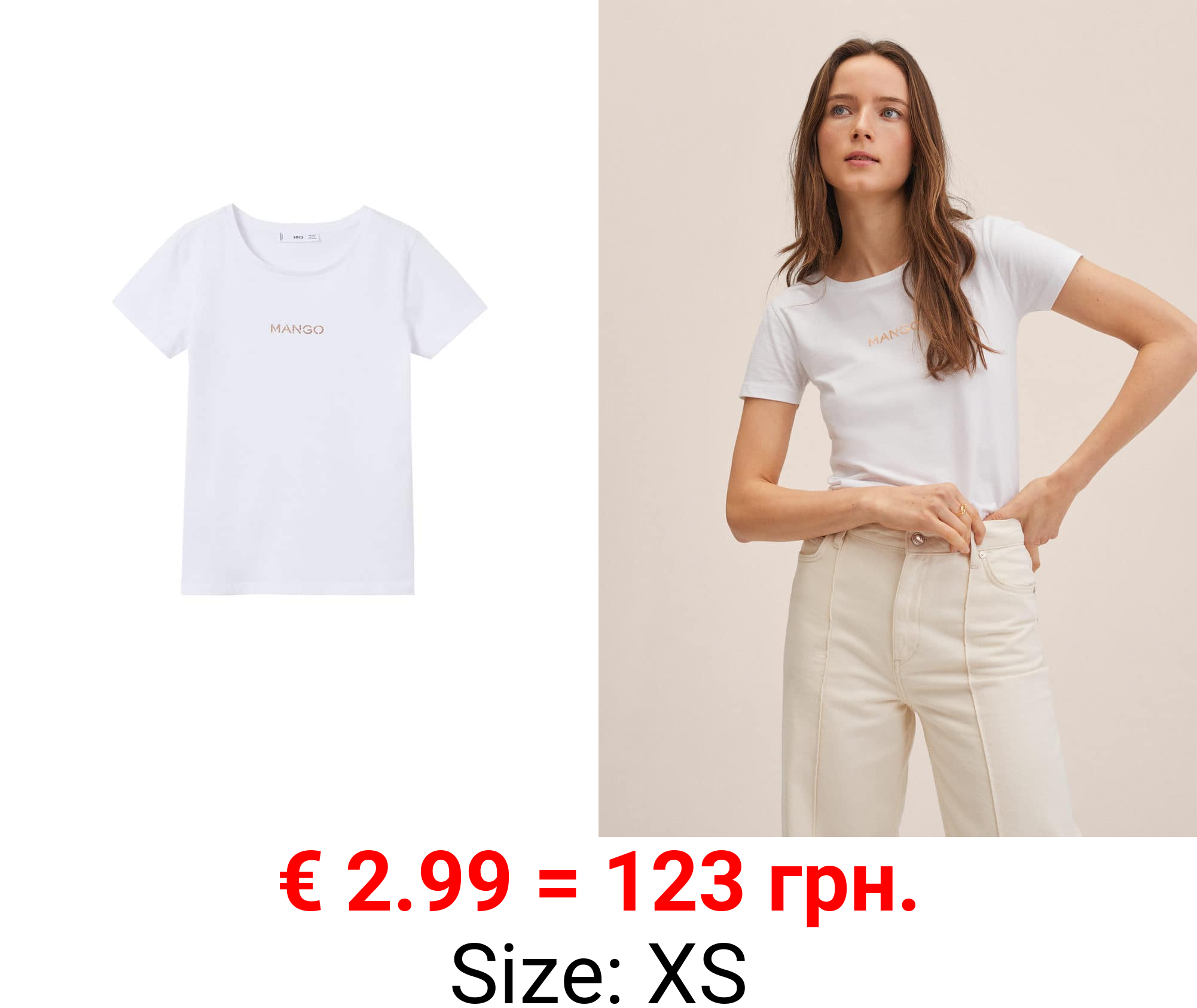 camiseta algodón logo