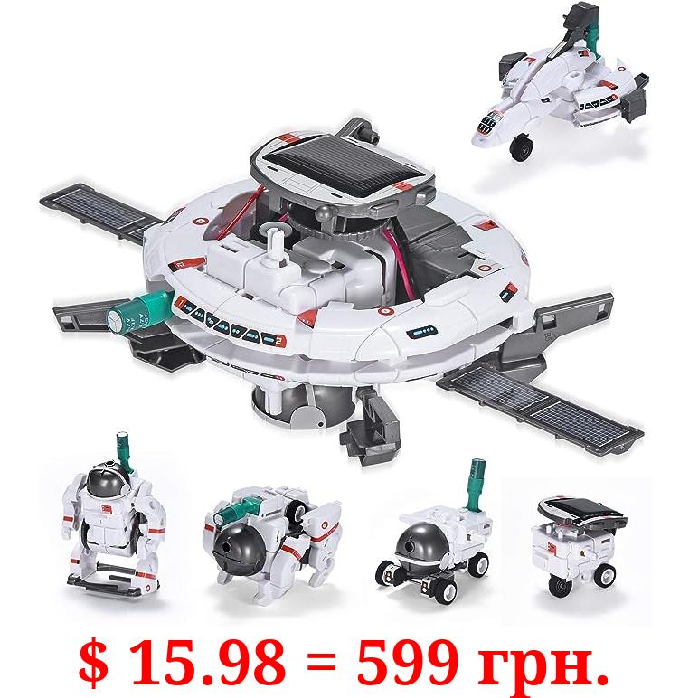 AESGOGO STEM Projects for Kids Ages 8-12, Solar Robot Toys 6-in-1 Science Kits DIY Educational Building Space Toy, Christmas Birthday Gifts for 7 8 9 10 11 12 13 Year Old Boys Girls Teens.