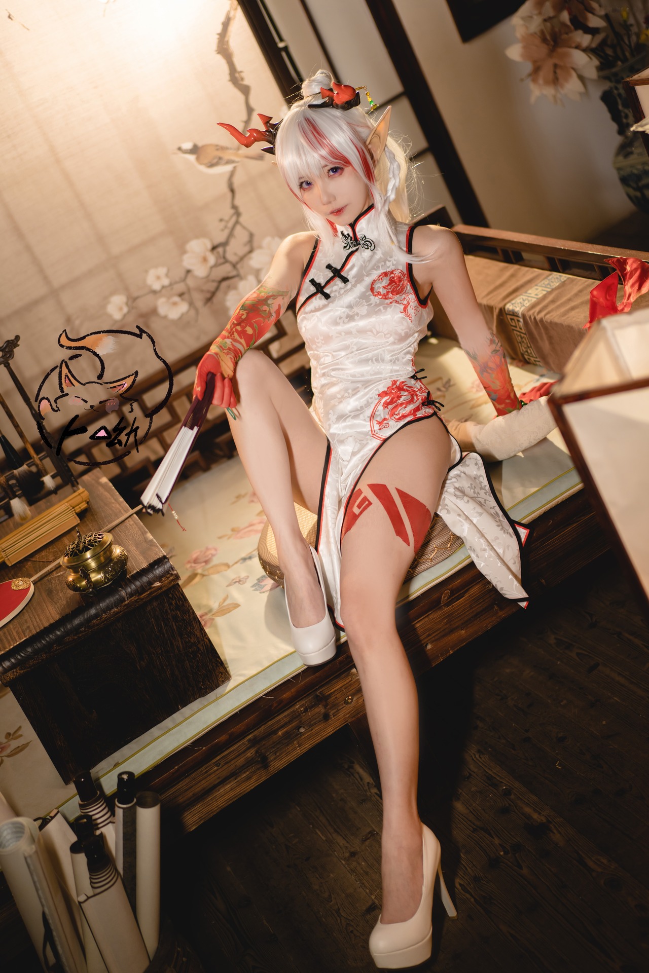 [卜呦] 年旗袍·乐逍遥 Arknights Qi Pao 9