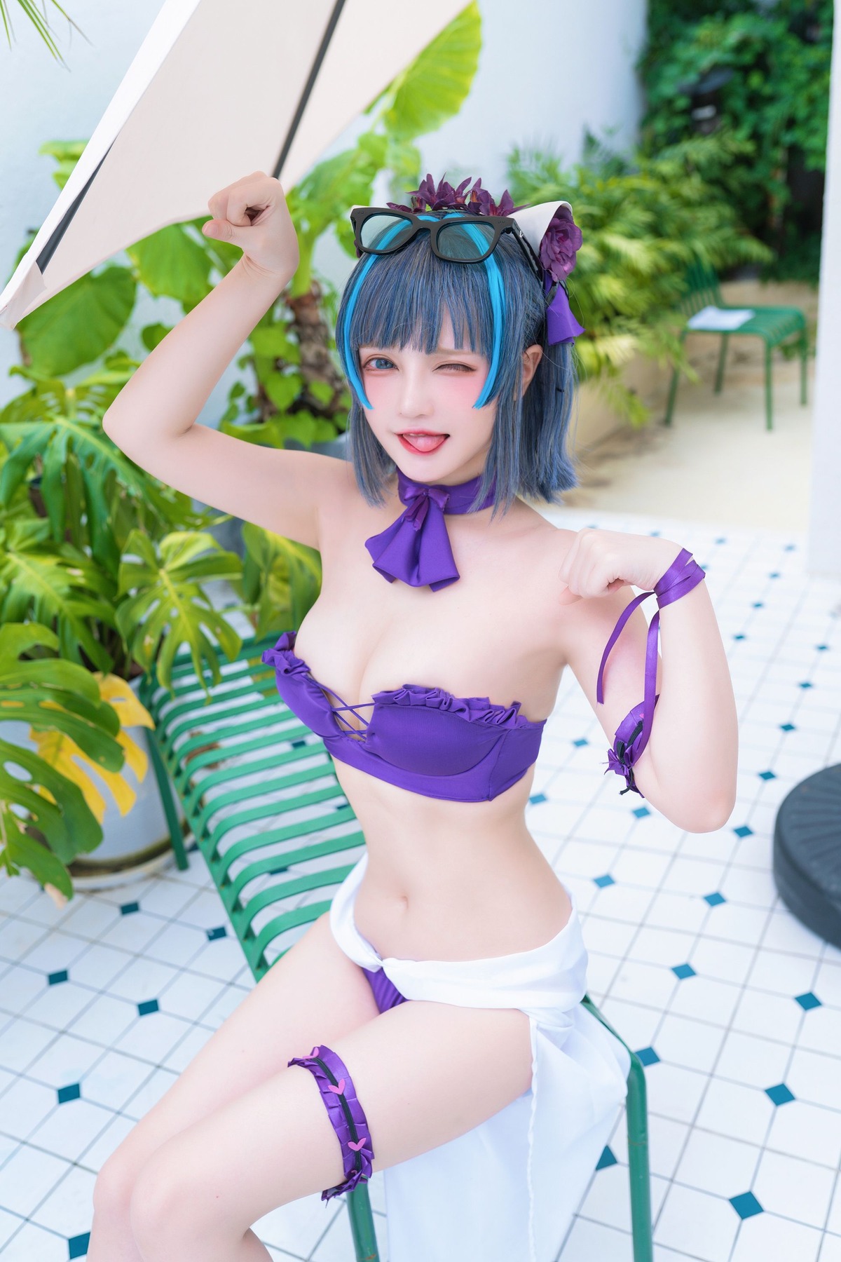 [Senya Miku 千夜未来] Cheshire Swimsuit 1