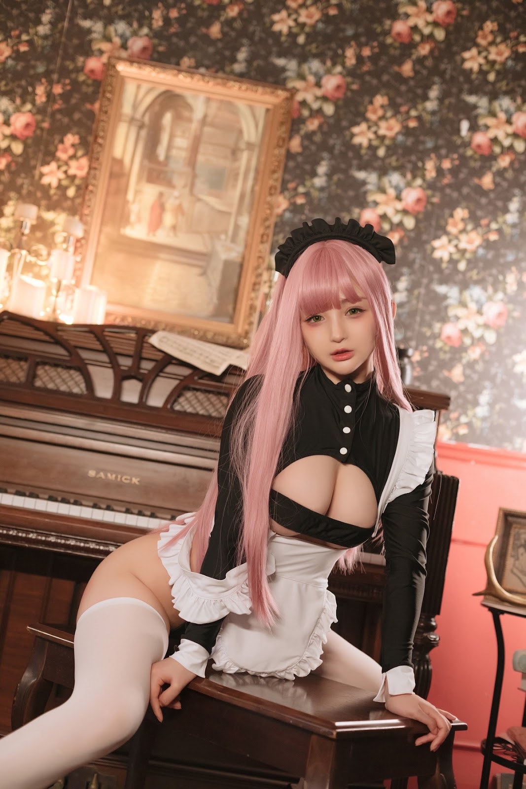 [桜井宁宁] 复古女仆 35