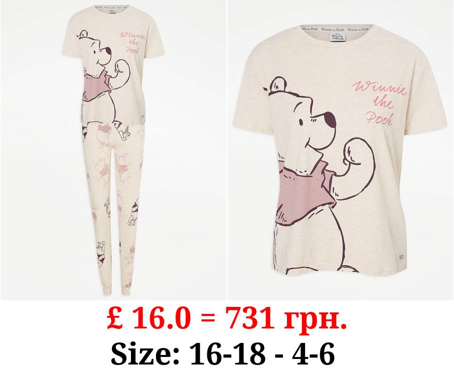 Disney Winnie The Pooh Beige Pyjamas