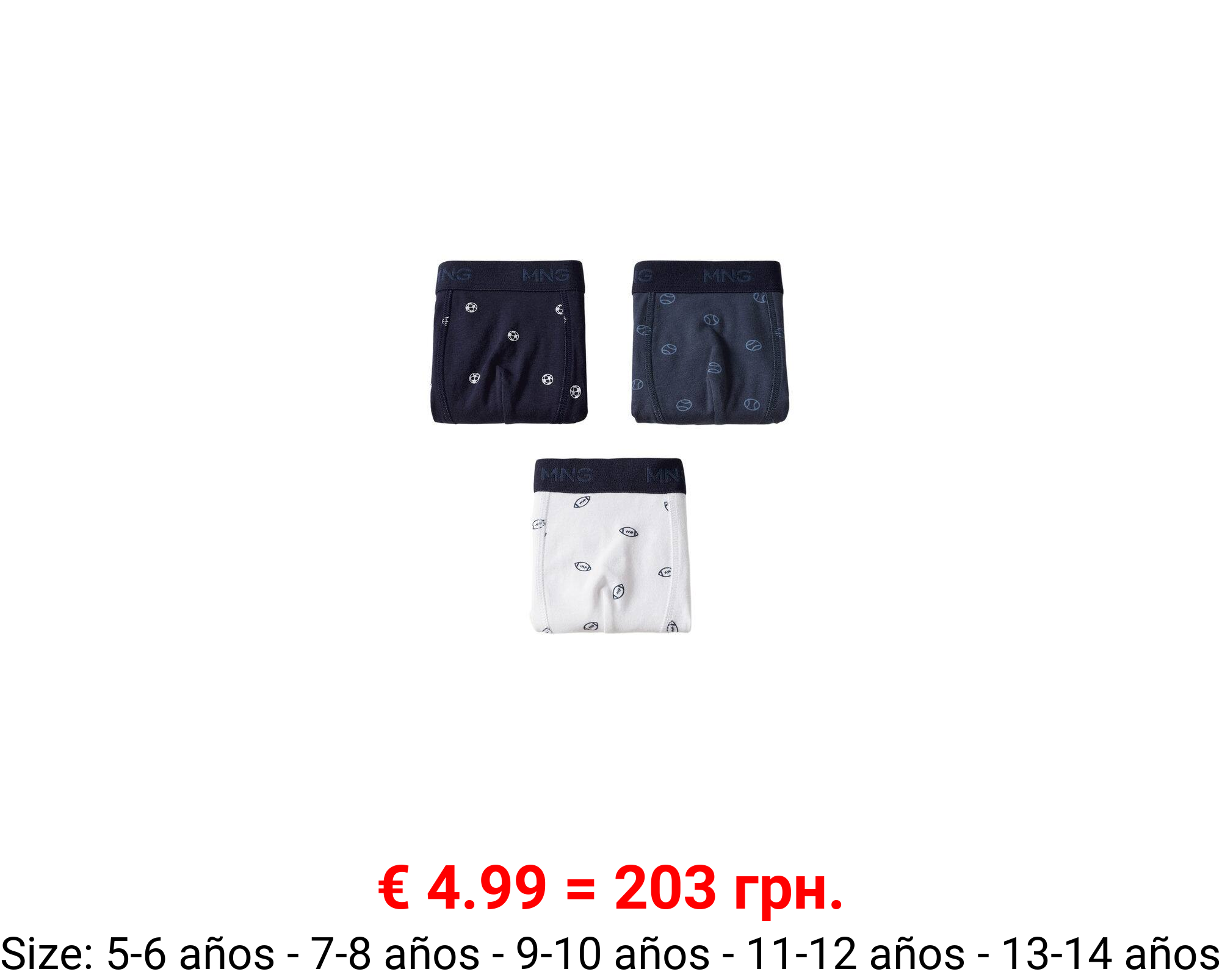 Pack 3 bóxers estampados