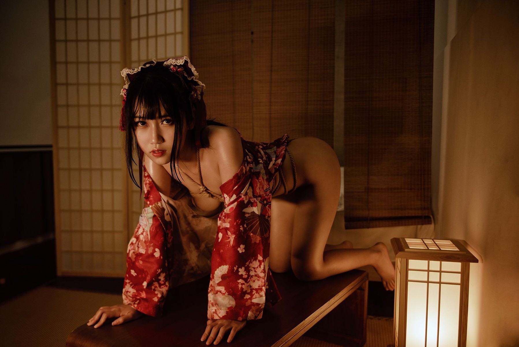 Cosplay 不呆猫 绳子和服 Set.01 32