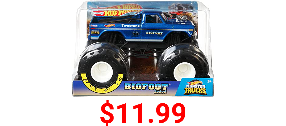 Hot Wheels Monster Trucks 1:24 Bigfoot Vehicle [Amazon Exclusive]