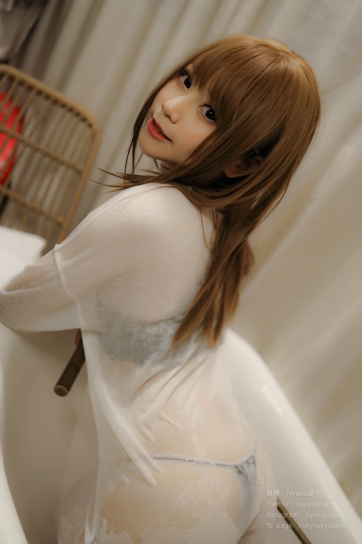 Cosplay Nyako喵子 縛られたの人妻 Set.03 8